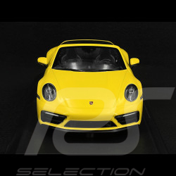 Porsche 911 Carrera 4 GTS Type 992 2020 Jaune Racing 1/18 Minichamps 155063030