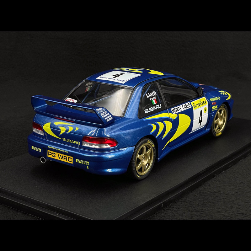 SUBARU IMPREZA WRC N°3 RALLYE PIANCAVALLO 2001 AGHINI TROFEU 1:43 d