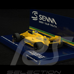 Ayrton Senna Lotus Honda 99T n° 12 Vainqueur GP Monaco 1987 F1 1/43 Minichamps 540873392