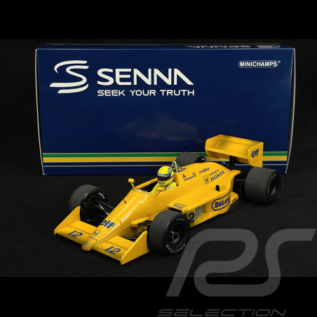 Ayrton Senna Lotus Honda 99T n° 12 Vainqueur GP Monaco 1987 F1 1/18 Minichamps 540873892