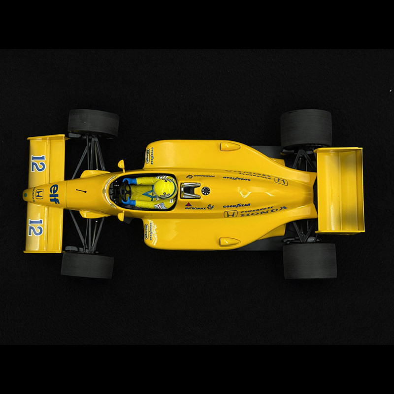 Minichamps 1/18 Lotus Honda 99T Ayrton Senna - 1ère Victoire Monaco GP 1987 - Modèle Neuf