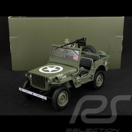 Jeep Army 1944 D-Day Vert 1/18 Norev 189016