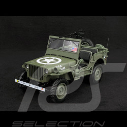 Jeep Army 1944 D-Day Grün 1/18 Norev 189016