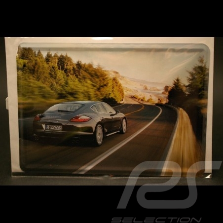 Carte postale métallique Porsche Panamera S grise