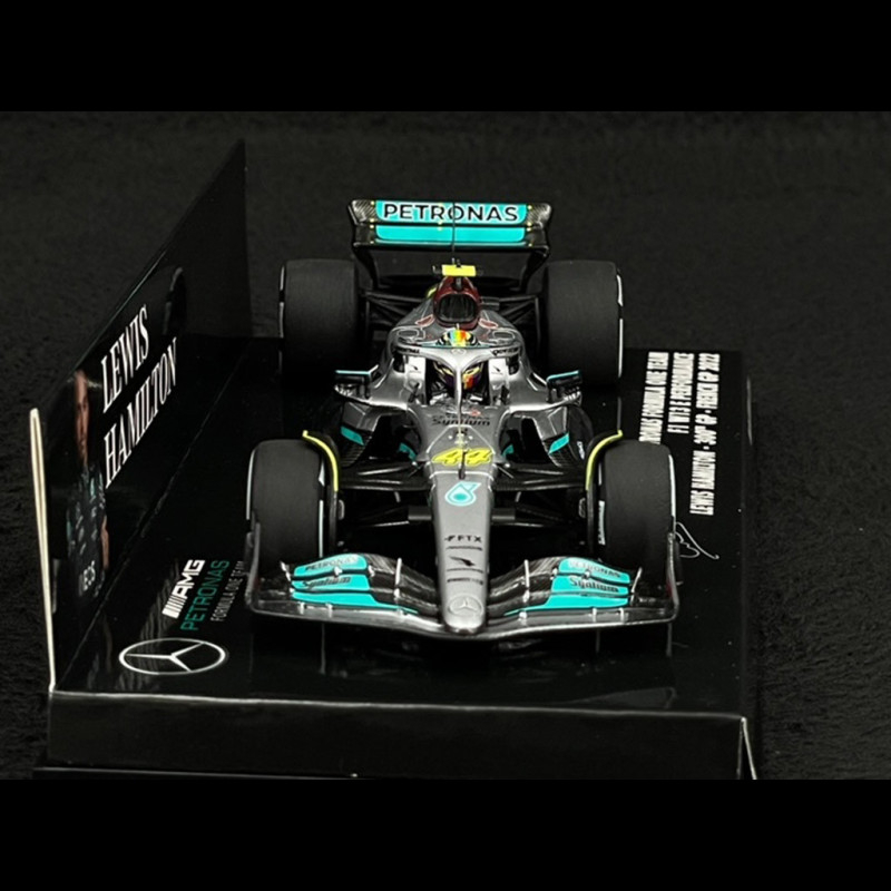 Lewis Hamilton Mercedes-AMG W13E n° 44 2nd GP France 2022 F1 1/43