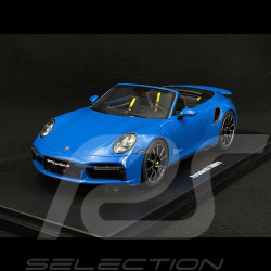 Porsche 911 Turbo S Cabriolet Typ 992 2020 Sharkblau 1/18 GT Spirit GT441