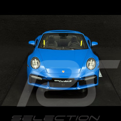 Porsche 911 Turbo S Cabriolet Type 992 2020 Shark Blue 1/18 GT Spirit GT441