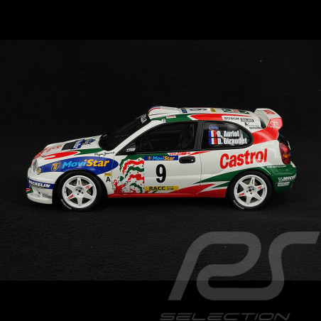 Didier Auriol Toyota Corolla WRC n° 9 Vainqueur Rallye de Catalogne 1998 1/18 Ottomobile OT1102