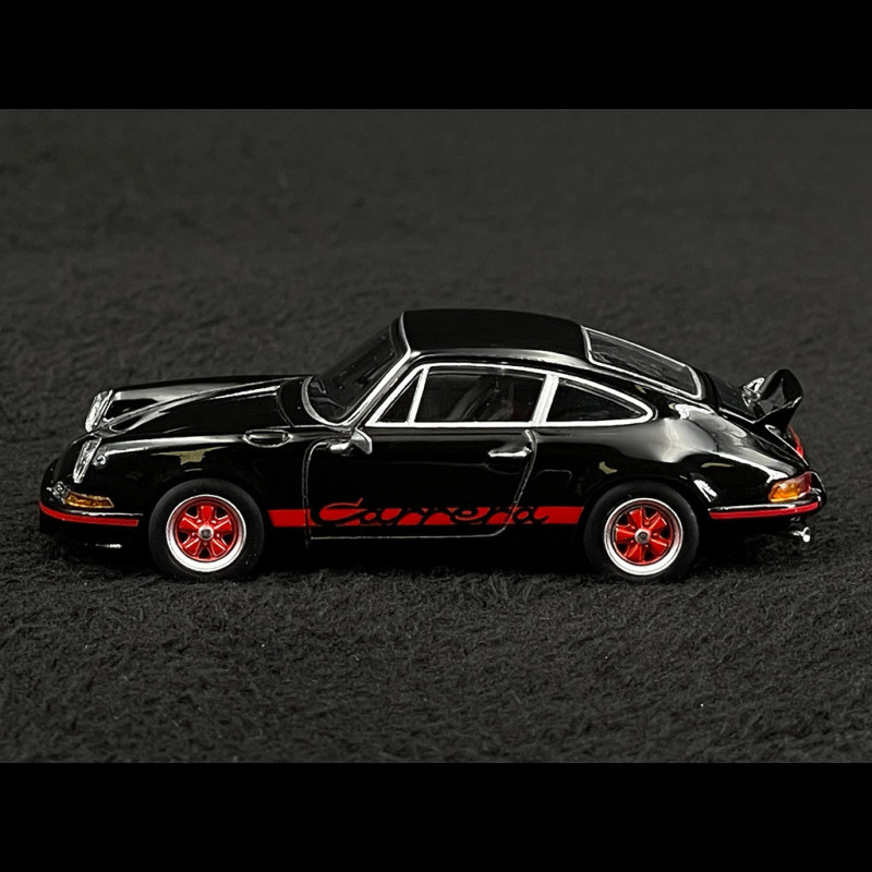 Porsche 911 Carrera RS 2.7 1973 Black / Red 1/64 Spak MGT00688-L