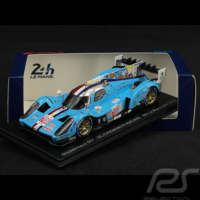 Glickenhaus 007 LMH n° 708 Platz 6. 24h Le Mans 2023 Scuderia Glickenhaus 1/43 Spark S8732