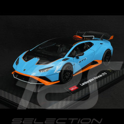 Lamborghini Huracan STO 2023 Bleu Gulf / Orange 1/18 Rastar 63800