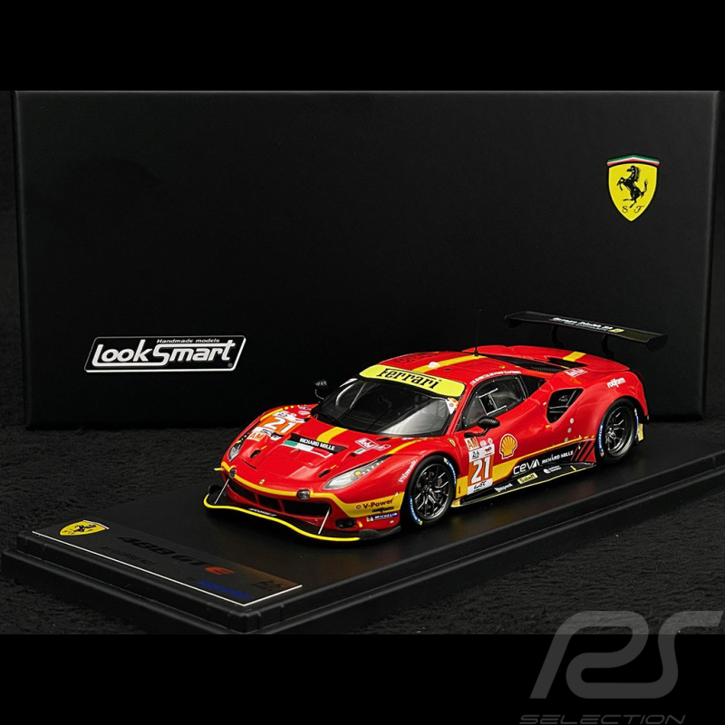 Ferrari 488 GTE Evo n° 21 24h Le Mans 2023 AF Corse 1/43 Looksmart LSLM163