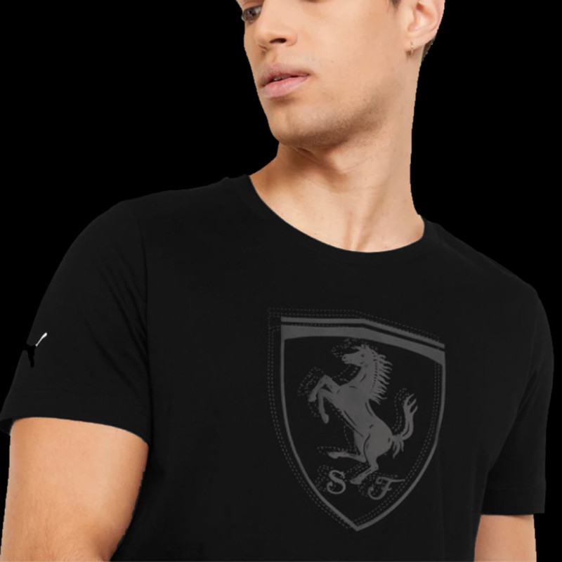 t-shirt ferrari leclerc noir Taille XXL