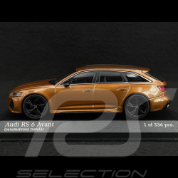 Audi RS6 Avant 2019 Metallic Ipanema Brown 1/43 Minichamps 410018018