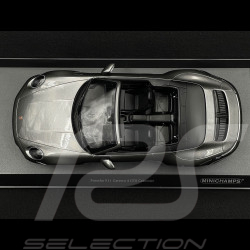 Porsche 911 Carrera 4 GTS Cabriolet Type 992 2020 Metallic Achatgrau 1/18 Minichamps 155063031