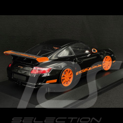 Porsche 911 GT3 RS Type 997 2007 Noir / Bandes Orange Fusion 1/18 Minichamps 155062121