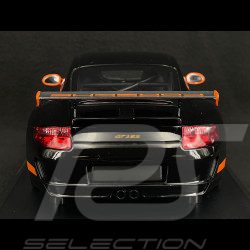 Porsche 911 GT3 RS Type 997 2007 Black / Lava Orange Stripes 1/18 Minichamps 155062121