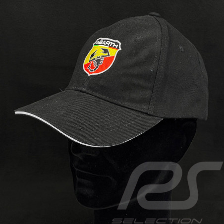 Casquette Abarth Scorpione Logo Baseball Noir / Rouge