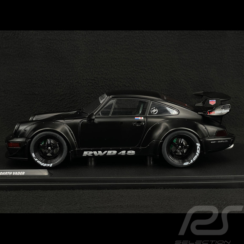 Porsche 911 Type 964 RWB Bodykit Dark Vador 2016 Noir Mat 1/18 Solido S1807508