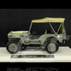 Jeep Army 1944 1st Infantry Division US Army Green 1/18 Norev 189017