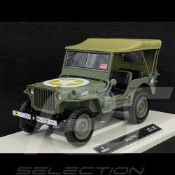 Jeep Army 1944 1st Infantry Division US Army Grün 1/18 Norev 189017