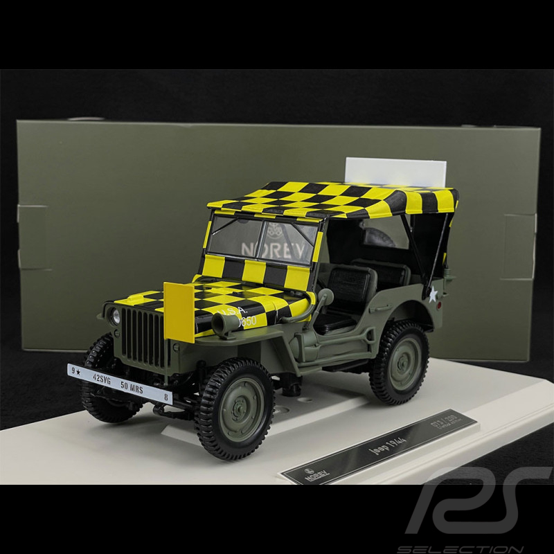 Jeep Army 1944 Follow Me Green 1/18 Norev 189019