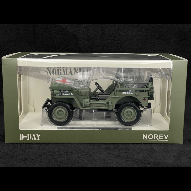 Jeep De Pompier 1988 - Modèle Réduit Norev 1:18 - Métal - Neuf En Boîte