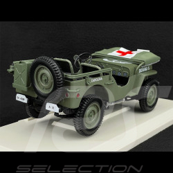 Jeep Army 1944 Ambulance US Army Vert 1/18 Norev 189019