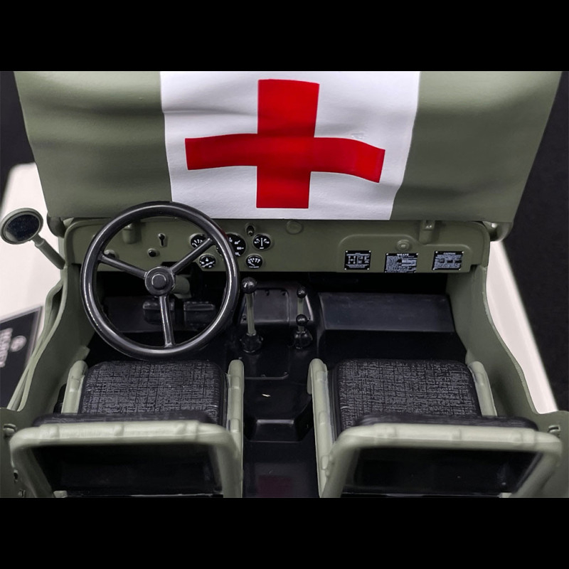 NOREV 1/18 - Jeep Army D-Day 1944, Miniature Militaire - Collection D-Day !