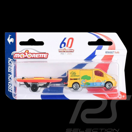 Majorette French Touch Set 60 years Renault Trafic with tow bar 1/59 Majorette 212055014