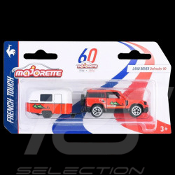 Majorette French Touch Set 60 years Land Rover Defender 90 with tow bar 1/59 Majorette 212055014