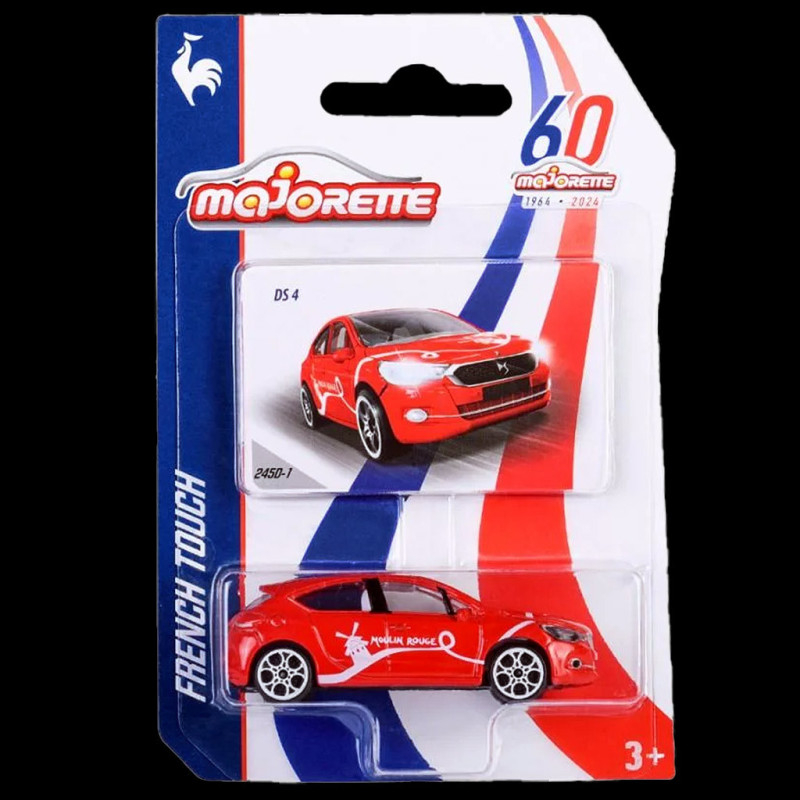Citroën DS 21 Rouge Bordeau - Majorette 1/65 - Made In France