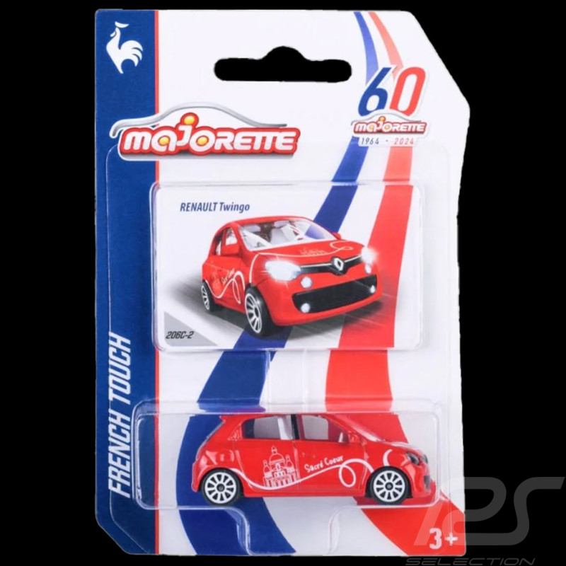 Renault Twingo French Touch Premium 206C-2 Sacré Coeur Paris Rouge 1/59 Majorette 212055011