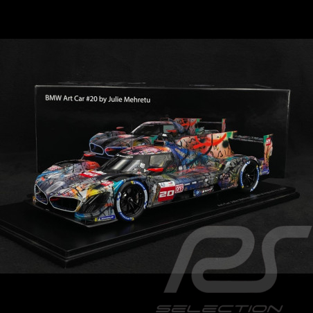 BMW M Hybrid V8 Art Car by Julie Mehretu n° 20 24h Le Mans 2024 1/18 Spark 80435B54CC8