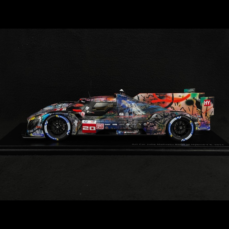 BMW M Hybrid V8 Art Car by Julie Mehretu n° 20 24h Le Mans 2024 1/18 ...