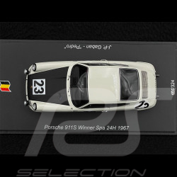Porsche 911 S n° 23 Vainqueur 24h Spa 1967 1/43 Spark 43SPA1967