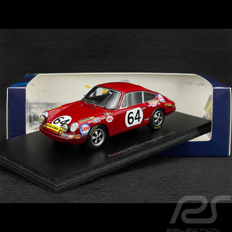 Porsche 911 S n° 64 24h Le Mans 1970 1/43 Spark S4412