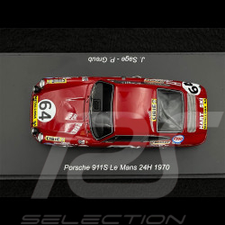 Porsche 911 S n° 64 24h Le Mans 1970 1/43 Spark S4412
