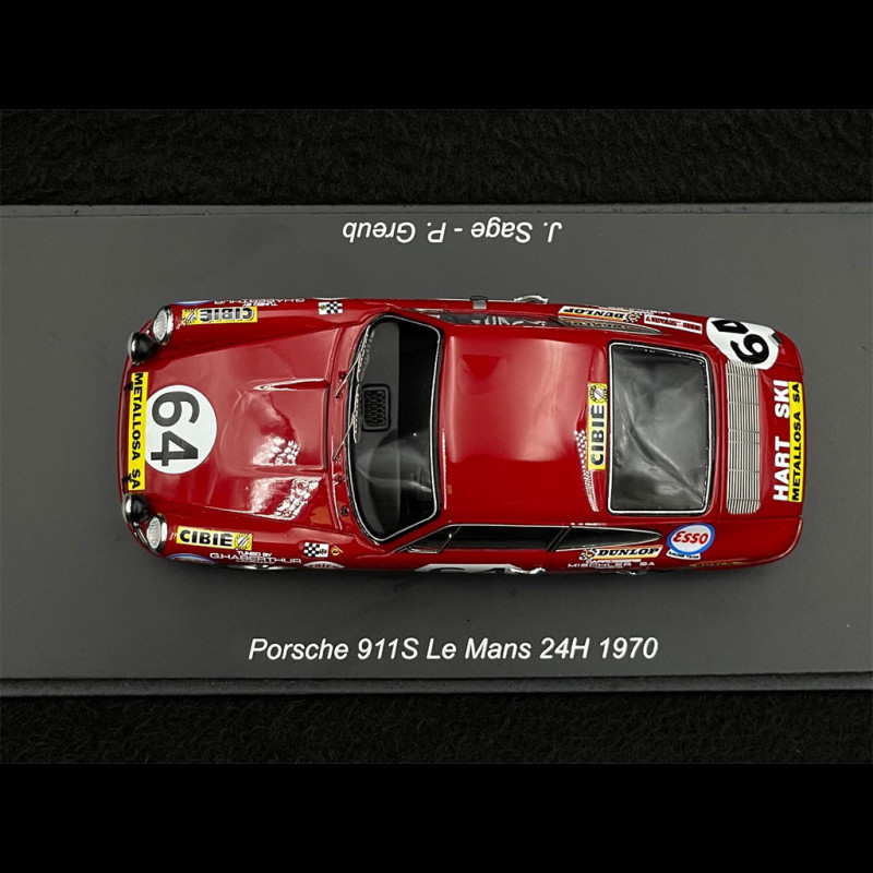 Spark 1/43 Porsche 911S #64 Le Mans 24H 1970 S4412