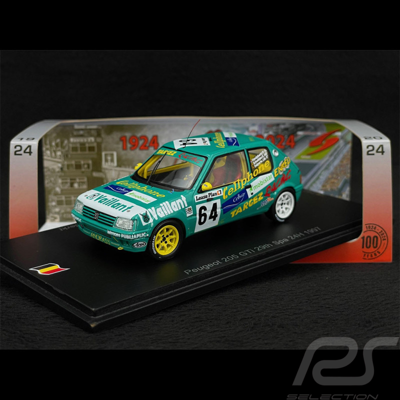 Peugeot 205 GTi n° 64 24h Spa 1981 1/43 Spark 100SPA15
