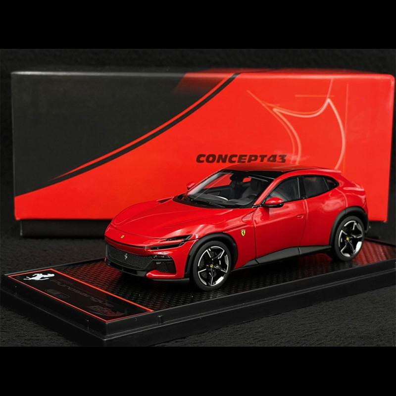 1:43 BBR Ferrari Purosangue Rosso Corsa 322 Rouge - Limitée 300 Pièces