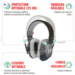 Casque 24h Le Mans® Anti-Bruit Racing Pro Alpine Hearing Protection - Enfant