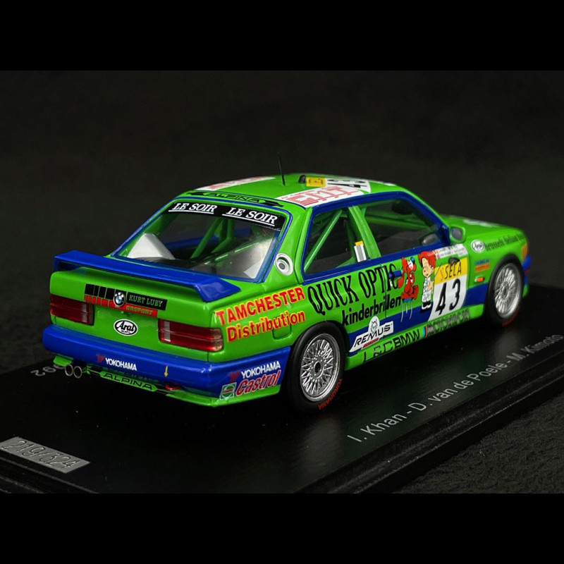 Modèle Réduit BMW E30 M3 N°74 – 24H De Spa 1988 – échelle 1/43 – SPARK – Neuf Sous Boîte