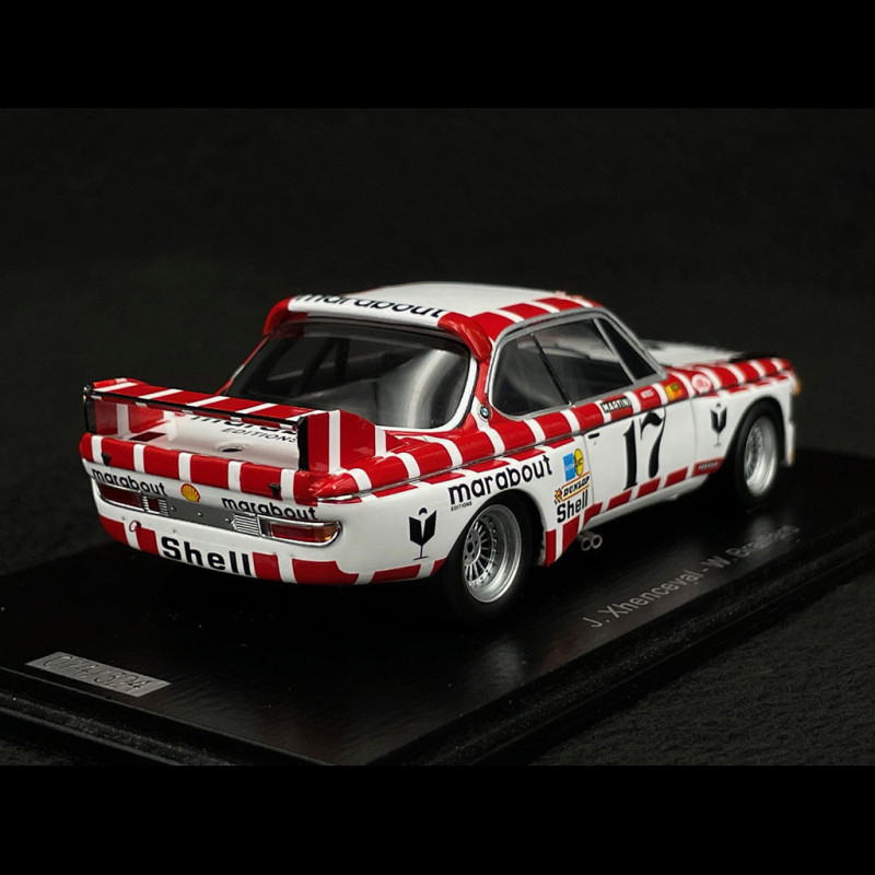BMW 3.0 CSL n° 17 24h Spa 1973 1/43 Spark 100SPA07