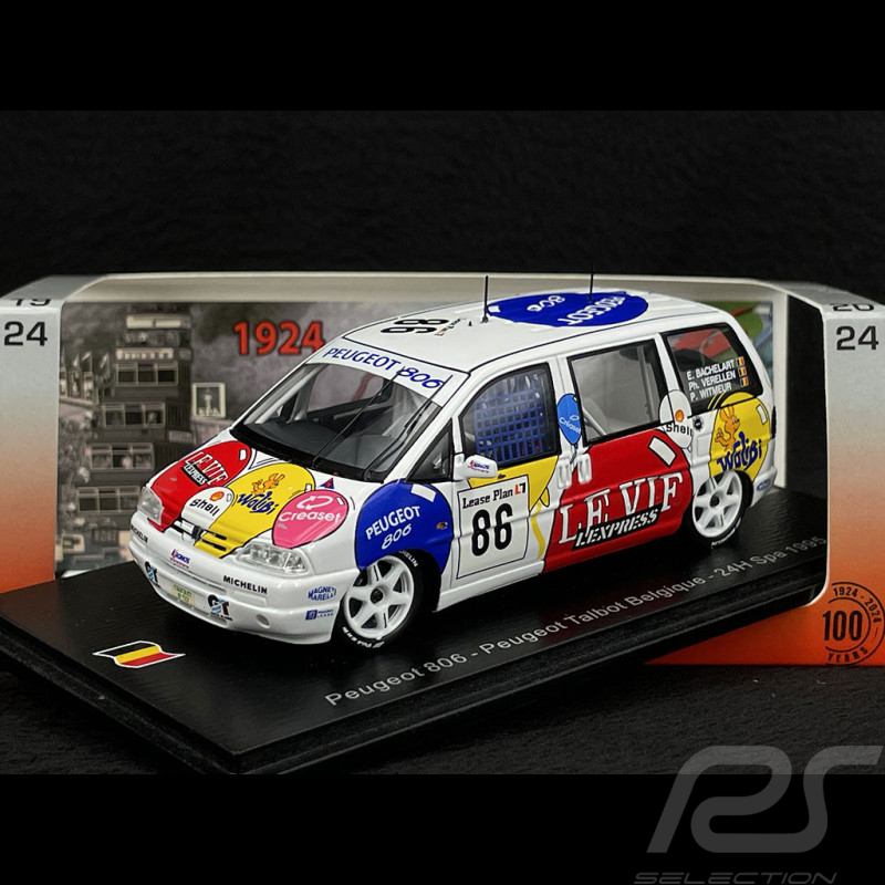 Peugeot 806 n° 86 24h Spa 1995 1/43 Spark 100SPA13