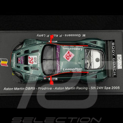 Aston Martin DBR9 n° 29 5. 24h Spa 2005 1/43 Spark 100SPA20