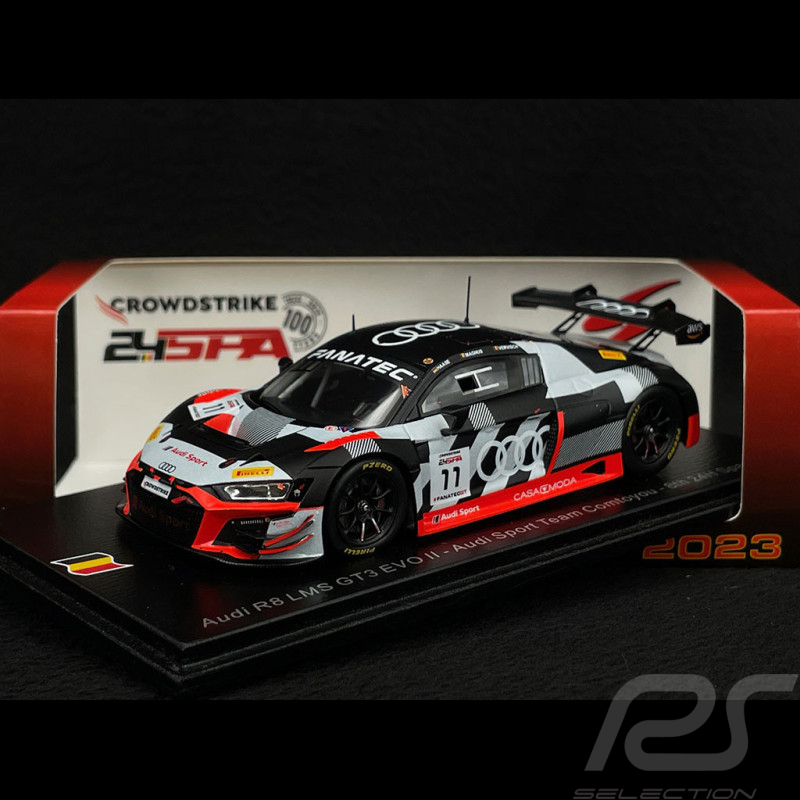 Audi R8 LMS GT3 Evo II n° 11 24h Spa 2023 1/43 Spark SB705