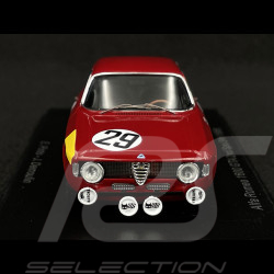Alfa Romeo 1600 GTA n° 29 2ème 24h Spa 1966 1/43 Spark 100SPA09
