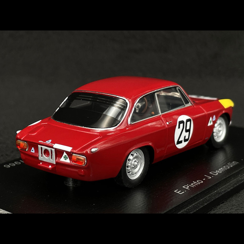 Miniature Alfa Romeo Giulia GTA 1:43 – N°61 Rolland & Augias (Copa Alpes 1966)