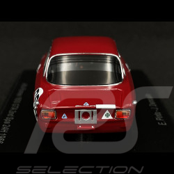 Alfa Romeo 1600 GTA n° 29 2nd 24h Spa 1966 1/43 Spark 100SPA09